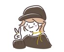 修正無制限☆おしゃれで可愛い線画アイコン作ります SNS用♪シンプルな人物、動物等のイラストをインスタやxに♪ イメージ8