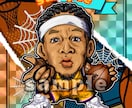 ビックリマン風似顔絵作成致します スタンド風オリジナルキャラ作成等にも対応致します イメージ2