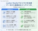 LookerStudio設定方法をレクチャーします 【ダッシュボード】を作成し、日々の分析業務を効率化しよう！ イメージ2