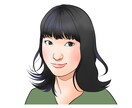 ちょっとリアル、綺麗めの似顔絵を作成します コミカル・美化することなく、清潔感のある似顔絵が欲しい人に！ イメージ2