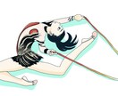 民族衣装・ファッションイラスト・細かい模様描きます 晴れ着の思い出をイラストにしませんか？ イメージ7
