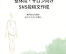 整体院・サロンのSNS投稿文を作成します 投稿ネタから文章までまとめて作成します イメージ2