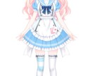 Vtuber用キャラクターイラスト制作します キャラクターデザイン・Live2Dパーツ分けまで! イメージ4