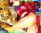 商用＆二次利用、無料⭐️１０日内納品でお描きします 元ゲーム会社勤務❤️手描き感のある鮮やかな絵で個性をだします イメージ2