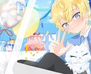 イラスト作成致します 1枚絵、配信用サムネや歌ってみた動画のサムネ等 イメージ6