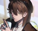 SNSアイコン描きます 雰囲気重視・かっこいい男性キャラ・セミ厚塗り対応 イメージ2