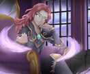 厚塗りで1枚絵を描かせていただきます 自己流の芸術を提供します。　オリジナルキャラクター限定です。 イメージ3
