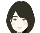 似顔絵イラストを描きます シンプルで柔らかめトーンのイラストです イメージ1