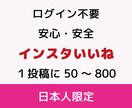インスタ日本人いいね★Instagram拡散します ログイン不要・いいね50件までプロモーションサポート イメージ1