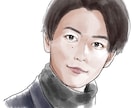 優しいタッチで印象のいい似顔絵お描きします アイコンやプレゼントなどにいかがでしょうか？ イメージ2
