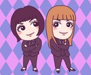 SNS向けのデフォルメイラスト描きます 他の人とはひと味違うイラストアイコン描きます イメージ6