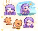 ゆる~いかわいいミニキャラ描きます やさしくゆるい雰囲気好きな方におすすめです！ イメージ5