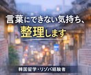 モヤモヤした気持ちを言葉にして整理します ちゃんと分自分を分かってほしい人へ イメージ1