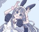 ふんわりかわいい女の子描きます グッズ作成などへ　リボンとフリルがポイント！ イメージ2