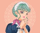 可愛くてお洒落なアイコン・イラスト描きます 見た人の印象に残る◎クオリティが高い一枚をお作りします^^ イメージ3