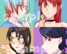 SNSなどで使用できるアイコン用イラスト作成します あなたの求めるイラストを提供します！ イメージ1