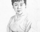 リアルで雰囲気ある似顔絵　鉛筆画でお描きします 人とは一味違うプレゼント、プロフィール画像に！ イメージ2