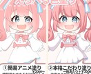 表情差分1種無料！ミニキャライラスト制作します SNSアイコンや立ち絵、グッズなどに！ イメージ2