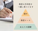 発信の方向性を一緒に見つけます 自分の強み×発信テーマを理解すれば、発信の迷いが消える！ イメージ1
