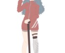 TRPG用　立ち絵イラスト描きます キャラクターの立ち絵をデザイン・作成お手伝いします！ イメージ8