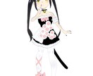 立ち絵を描きます 可愛い女の子やSDキャラを描くことが得意です イメージ10