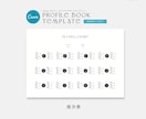 モネの絵を表紙に✿プロフィールブック作成できます 操作資料付き◎テンプレでこだわりの一冊を。【即日お渡し】 イメージ5