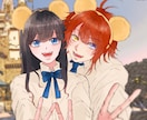 ふんわりかっこよく！ご希望のイラストお描きます 貴方だけのイラストを！素敵なイラストになるよう心掛けてます！ イメージ6