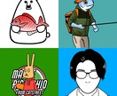 SNS用イラストアイコンを作成致します twitterのゲーム垢等でお使いいただけます！ イメージ3