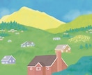 ほんわか背景イラスト描きます 絵本のような絵柄の背景イラストを制作いたします。 イメージ1