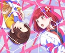 歌ってみた・配信・動画等◆サムネイラスト描きます 歌ってみた・楽曲・各種動画に合わせたイラストを描きます！ イメージ5