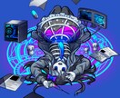 歌ってみた等のサムネイルに使えるイラスト作成します 色々なMVのイラストを自分なりに再現いたします！ イメージ2