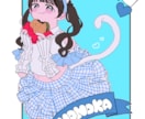 漫画調のシンプルな1枚絵を描きます オリジナル･二次創作なんでも承ります！ イメージ1