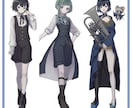 透明感のある立ち絵制作します 【Vtuber・IRIAM・配信者・TRPG向け】 イメージ8