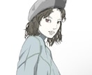 モダンでオシャレな雰囲気の人物絵描きます クールでモダンな絵でサービスやシーンの魅力を引き立てます イメージ4