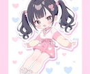 可愛い女の子のイラストを提供します ゆるふわコスプレシチュエーション可愛い女の子 イメージ1