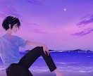 世界観のある目を惹くイラスト描きます 背景・キャラ・色彩に自信ありです！男女問わず彩ります！ イメージ3