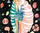 不思議なイラストを描きます 透明水彩など、アナログ画材であたたかみのある絵を描きます。 イメージ1