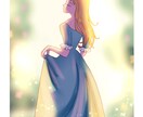 キャラクターの一枚絵を描きます 美しい光に包まれたキャラクターを、あなた好みの絵柄で。 イメージ2