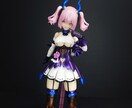 美少女プラモデル制作代行します オリジナルカラー等、好みの色に塗装します。 イメージ1