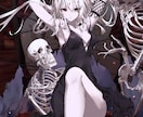 魅力的なキャラクターと世界観を描きます キャラクターの魅力だけでなく、世界観を含めた一枚を制作します イメージ5