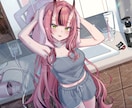 人物メインのイラスト描きます 背景まで高クオリティに仕上げます！ イメージ1