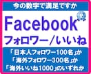 フェイスブック！フォロワーかいいねを+します 海外・日本アカともにフォロワー・いいねへの対応可能！ イメージ1