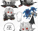 デフォルメイラストを描きます 一律2000円最短当日納品可能⭕️最大4人まで イメージ2