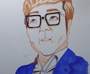 手描きで似顔絵お描きします お祝いや記念に！水彩絵の具やコピックで温かみのある似顔絵⭐︎ イメージ4