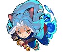 アイコン・SDキャラの作成を行います あなたのキャラクターをSDキャラに！オリジナルも承ります！ イメージ1