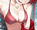 人物、特に女の子をメインとしたイラストを制作します オリキャラや推しをえっちでかわいいイラストにしたい方へ イメージ7