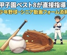 中学全国3位＆甲子園8強が野球フォーム添削します 完全チャット限定顔出し不要で全国レベルの技術を伝授！ イメージ1