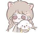 ゆるかわシンプルな似顔絵を描きます ゆるかわ シンプル 似顔絵アイコン イメージ1