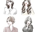 雑誌やメディアで実績有☆カットイラスト描きます オシャレで目を惹く挿絵をお描きします！人物・食物・建物 イメージ1