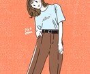 オシャレでかわいい絵描きます 貴方のスタイリングをオシャレな絵にしませんか！ イメージ3